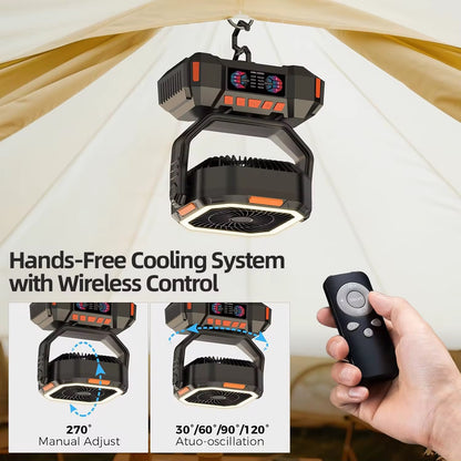 40000mAh Outdoor Fan