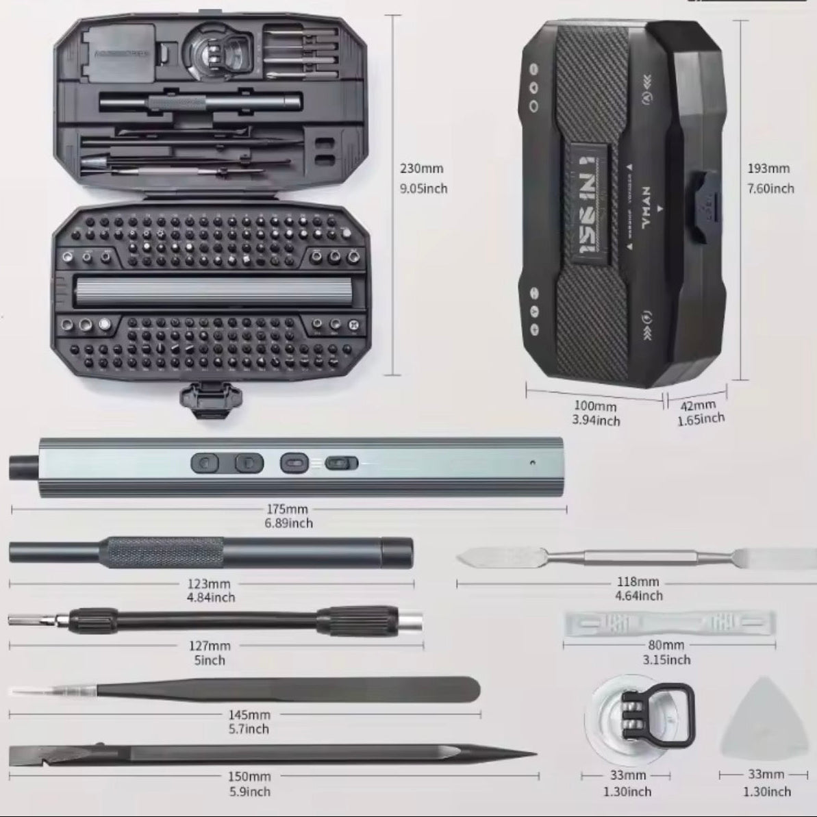 156 Electric Screwdriver Set
