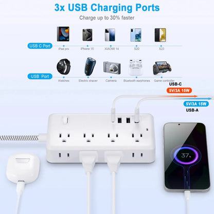 Braided Power Strip