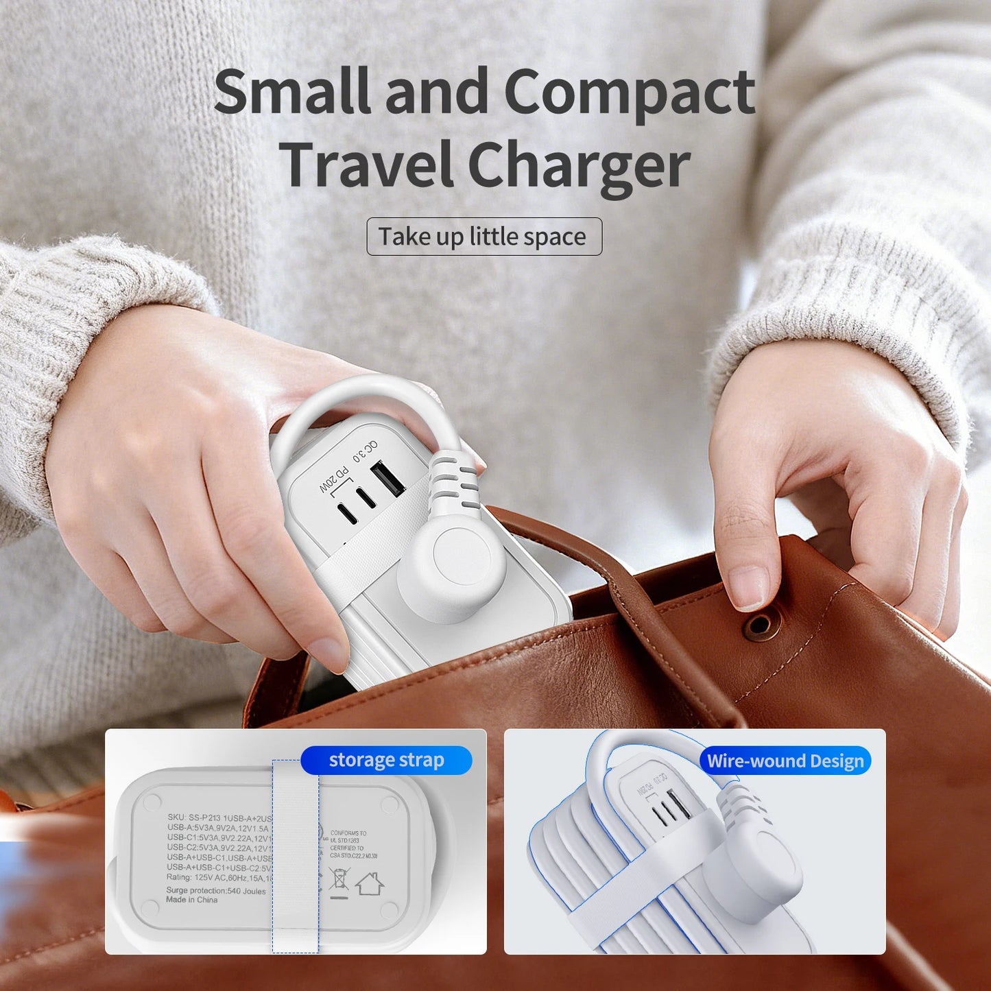 New Travel Power Strip