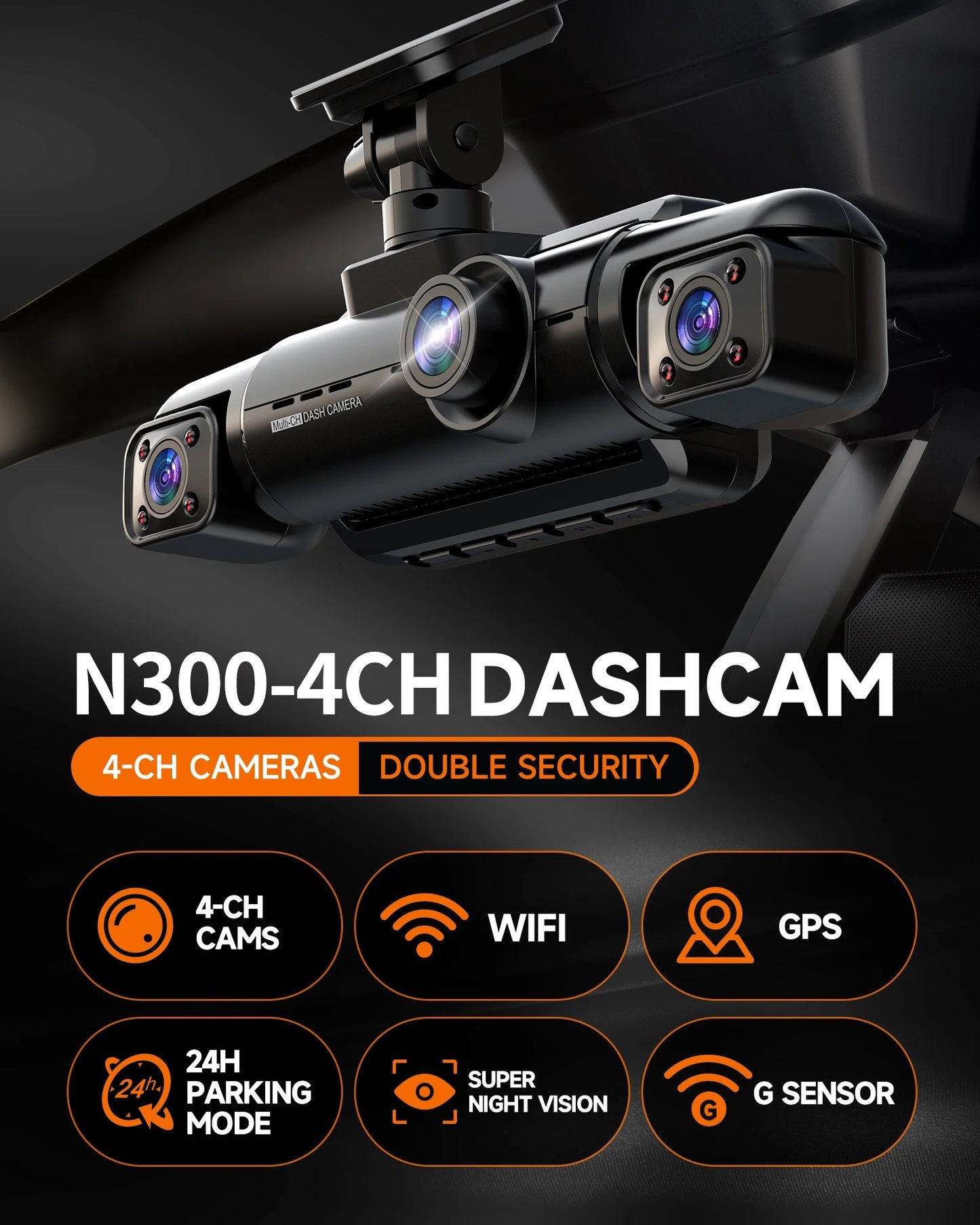 4Channel Dash Cam