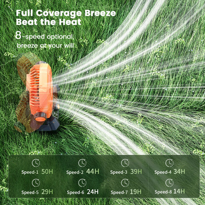 LED Lantern Camping Fan