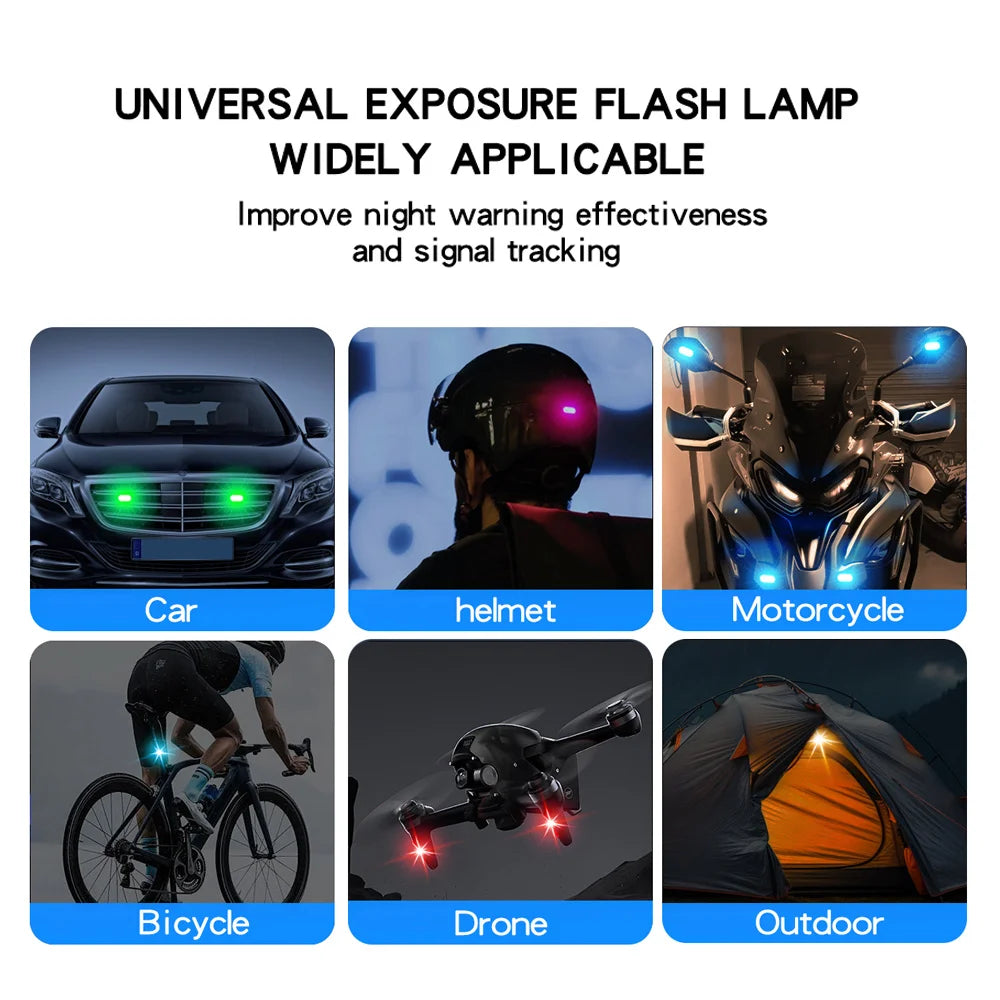 2-Pack LED Strobe Lights
