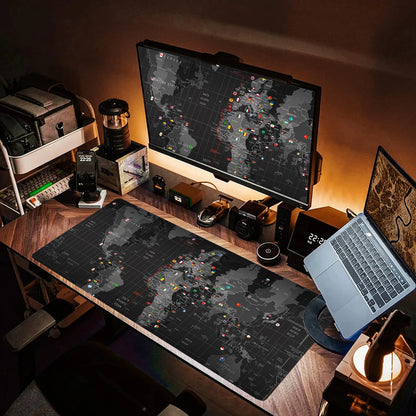 World Map Mouse Pad