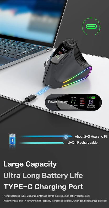 RGB Backlit Speed Roller Mouse with Knob