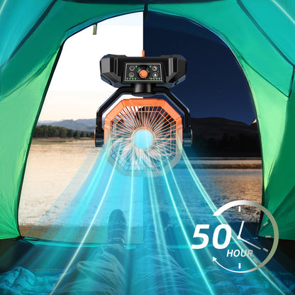 LED Lantern Camping Fan