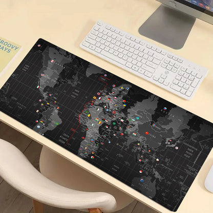 World Map Mouse Pad