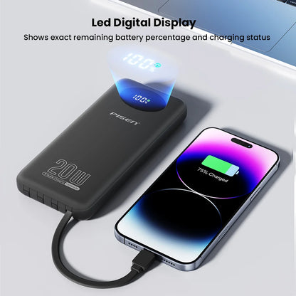 4 Built-in Cables Power Bank