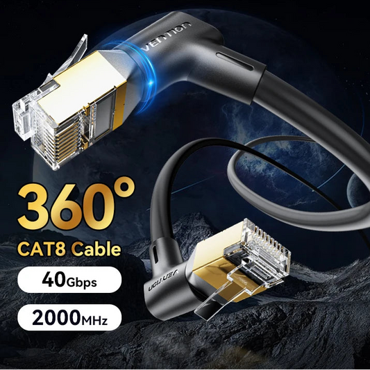 360º CAT8 Cable