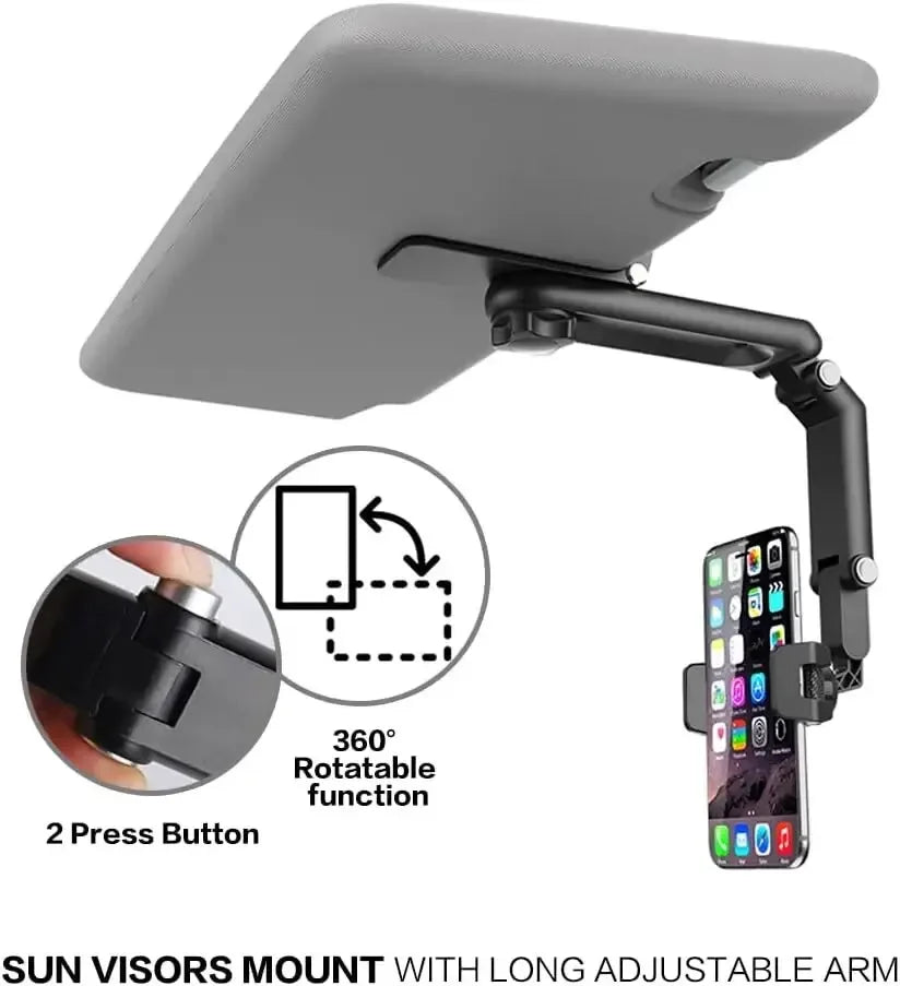360° Sun Visor Phone Holder