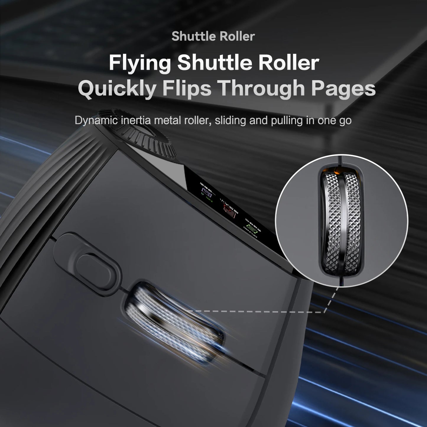 RGB Backlit Speed Roller Mouse with Knob