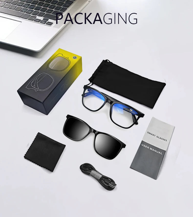 Smart magnetic frame glasses