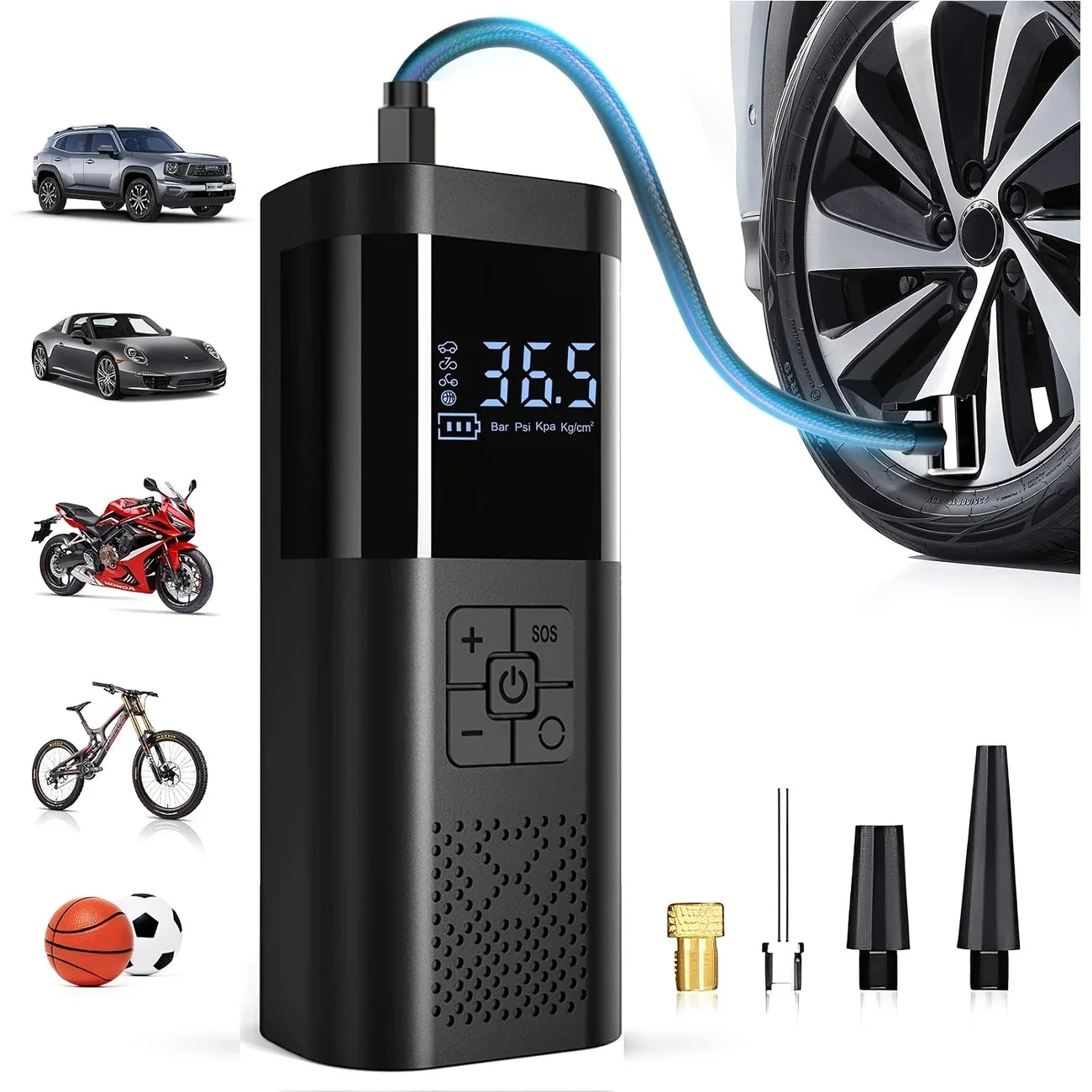 Portable Tire Inflator Air Compressor