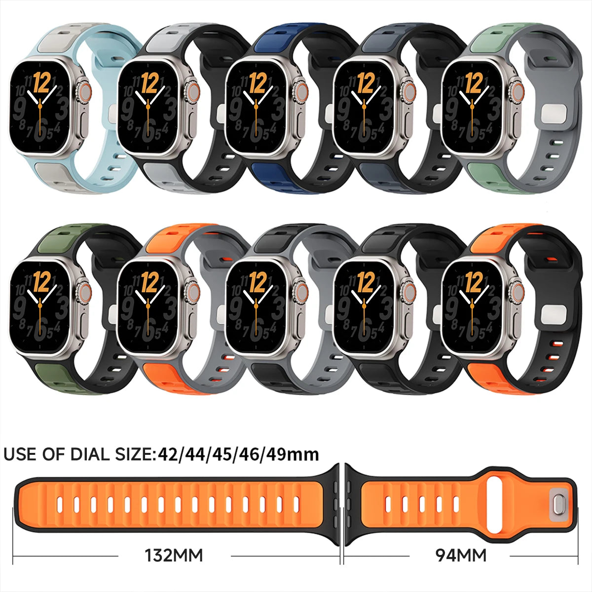 Silicone Strap Sports Band