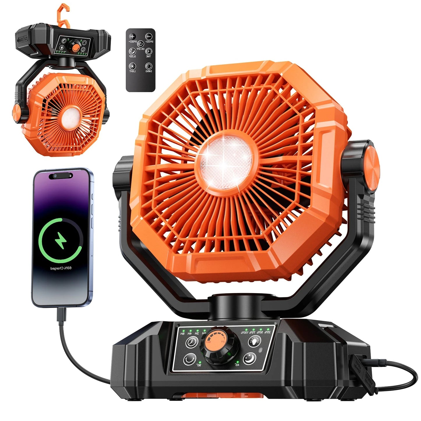 LED Lantern Camping Fan