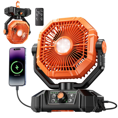 LED Lantern Camping Fan