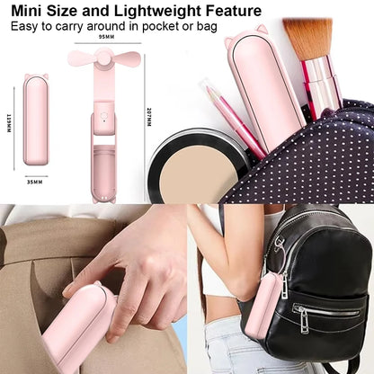 Mini Fan with Power Bank