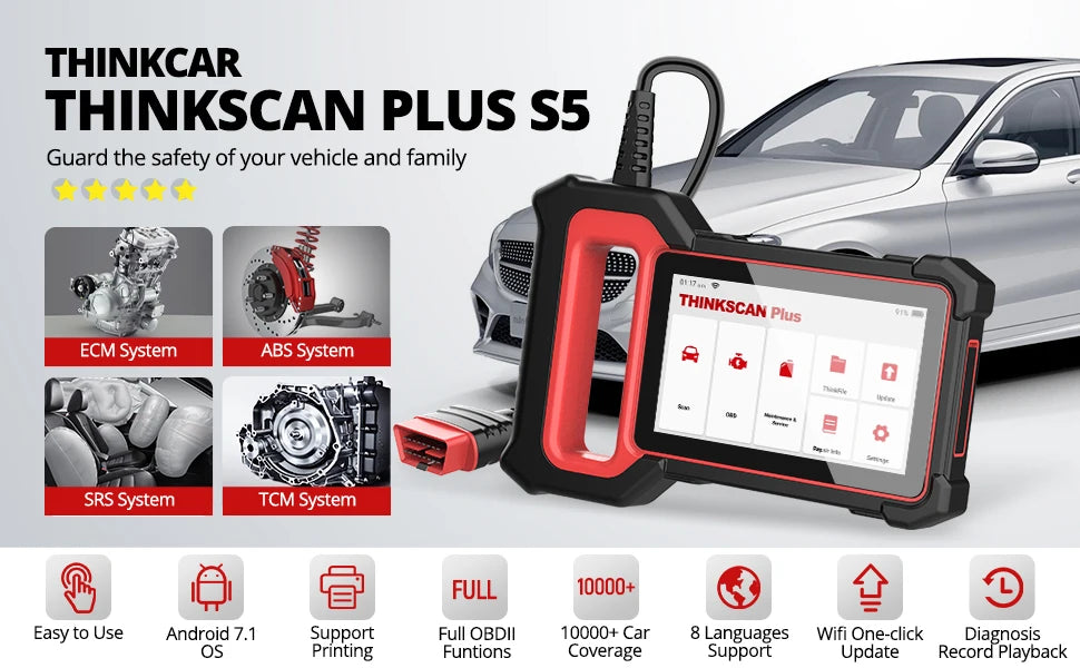 Thinkscan Plus OBD2 Scanner