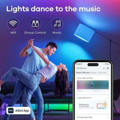 WaveGlow™ Smart Light Bulb Set (4-Pack)