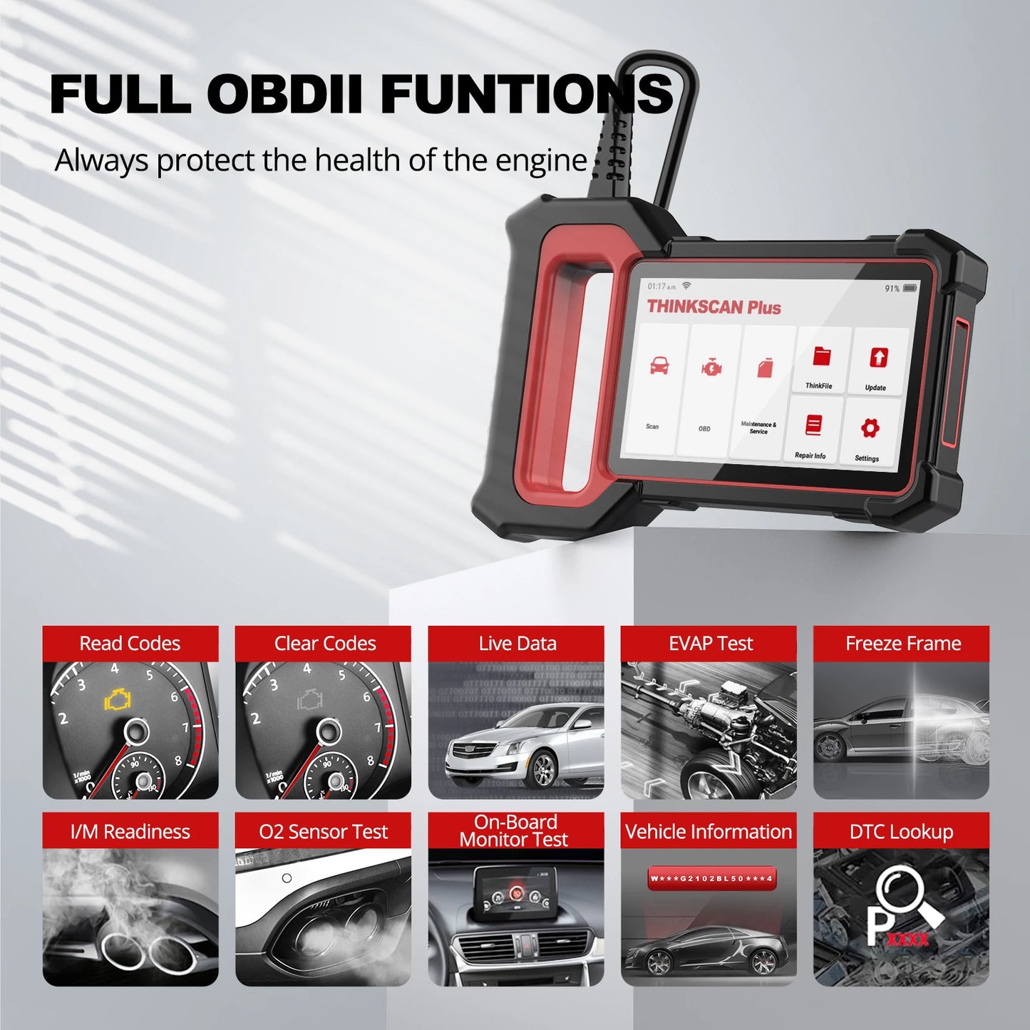 Thinkscan Plus OBD2 Scanner