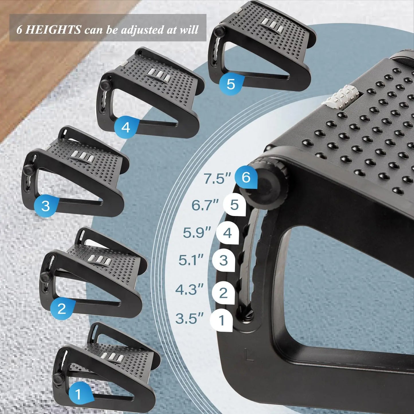 Foot Rest & Massager