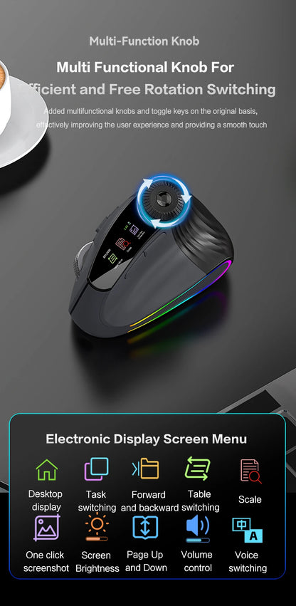 RGB Backlit Speed Roller Mouse with Knob