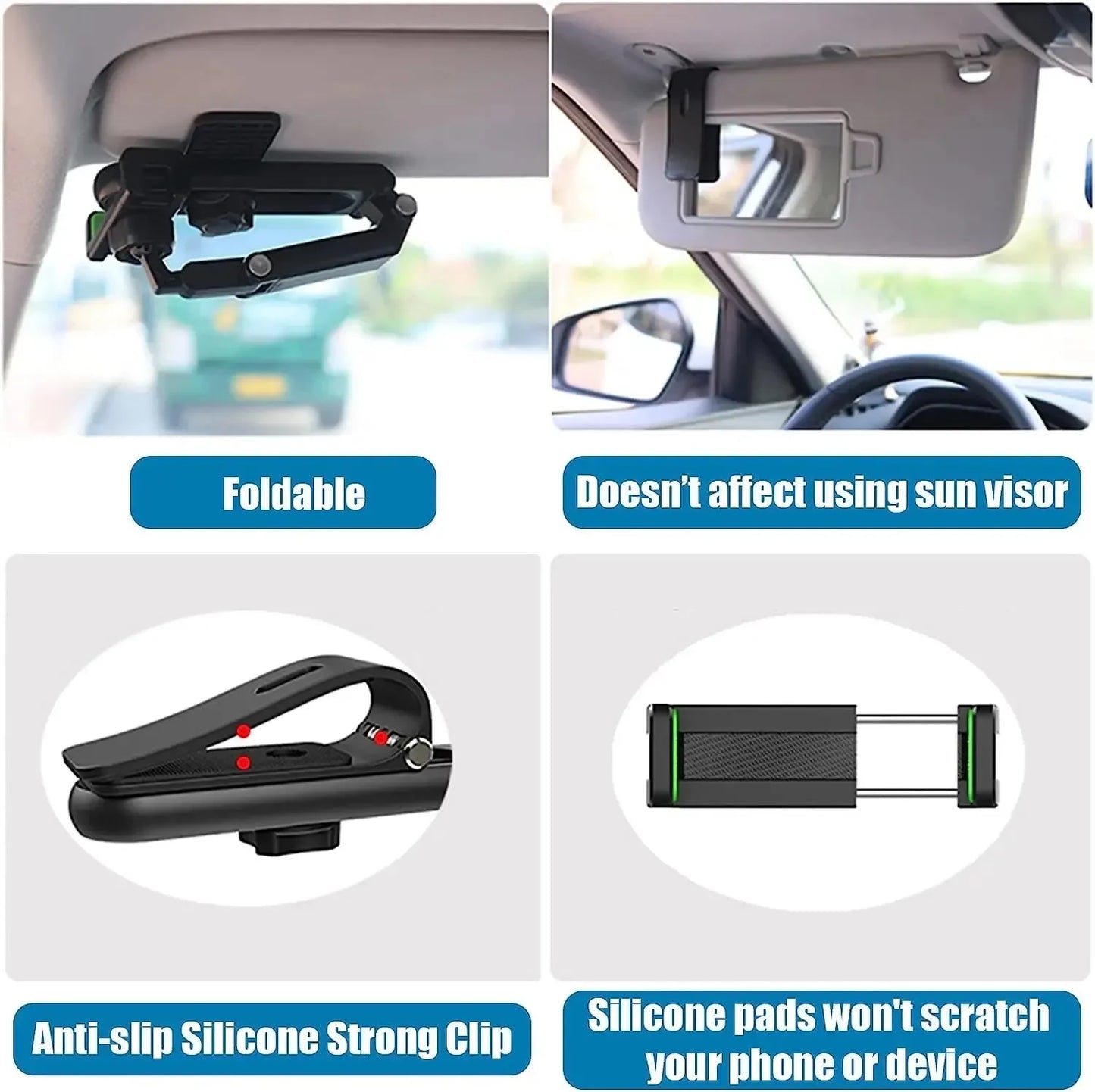 360° Sun Visor Phone Holder