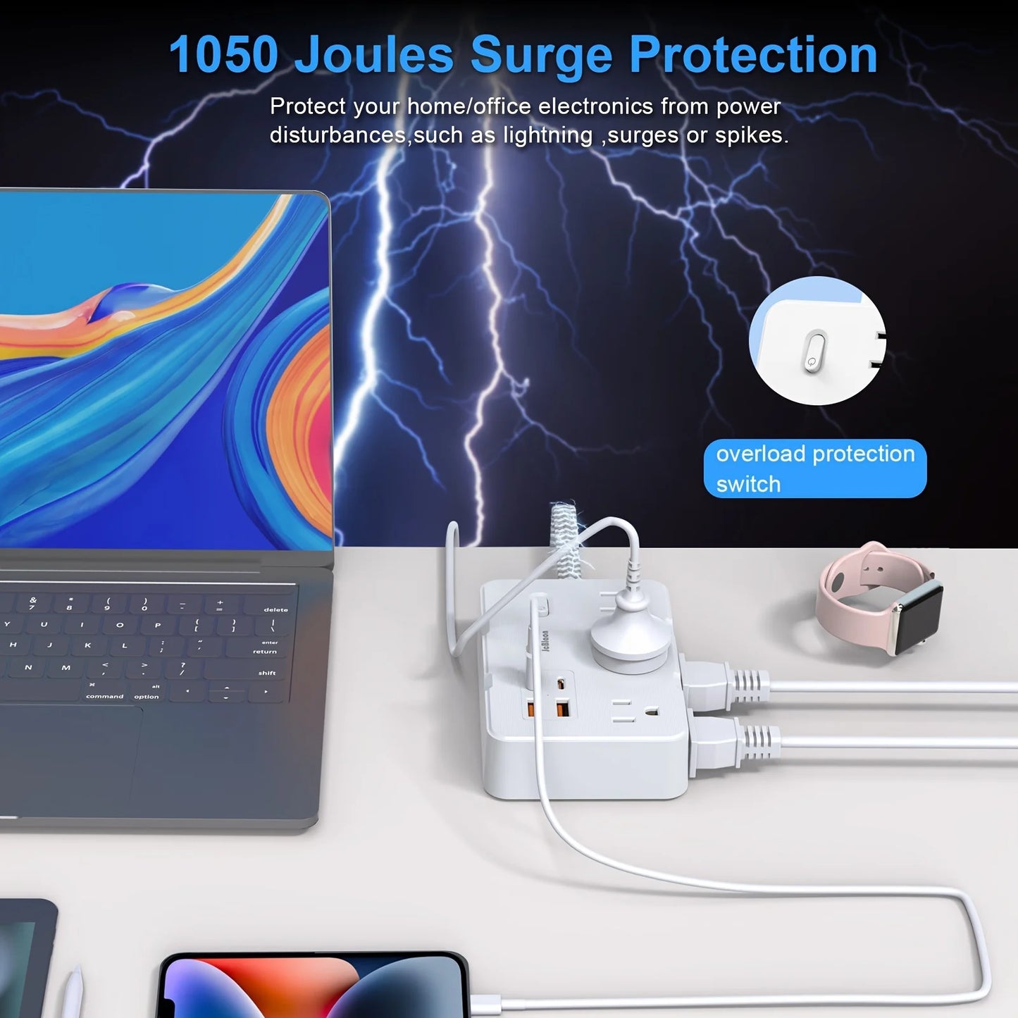 Braided Power Strip