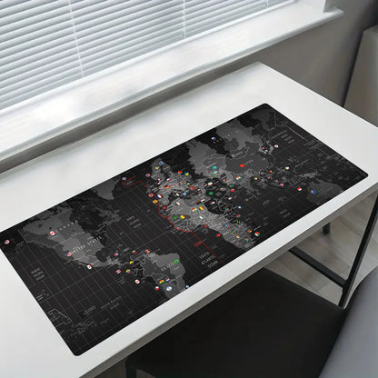 World Map Mouse Pad