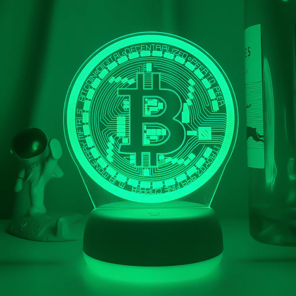 16 Color Bitcoin Nightlight
