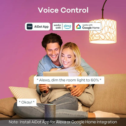 WaveGlow™ Smart Light Bulb Set (4-Pack)