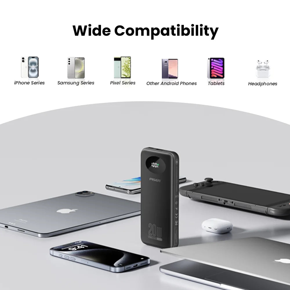 4 Built-in Cables Power Bank