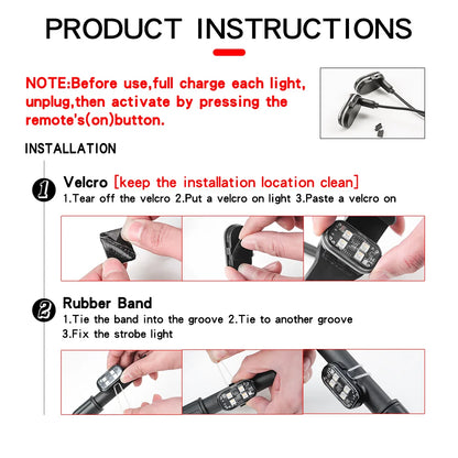2-Pack LED Strobe Lights
