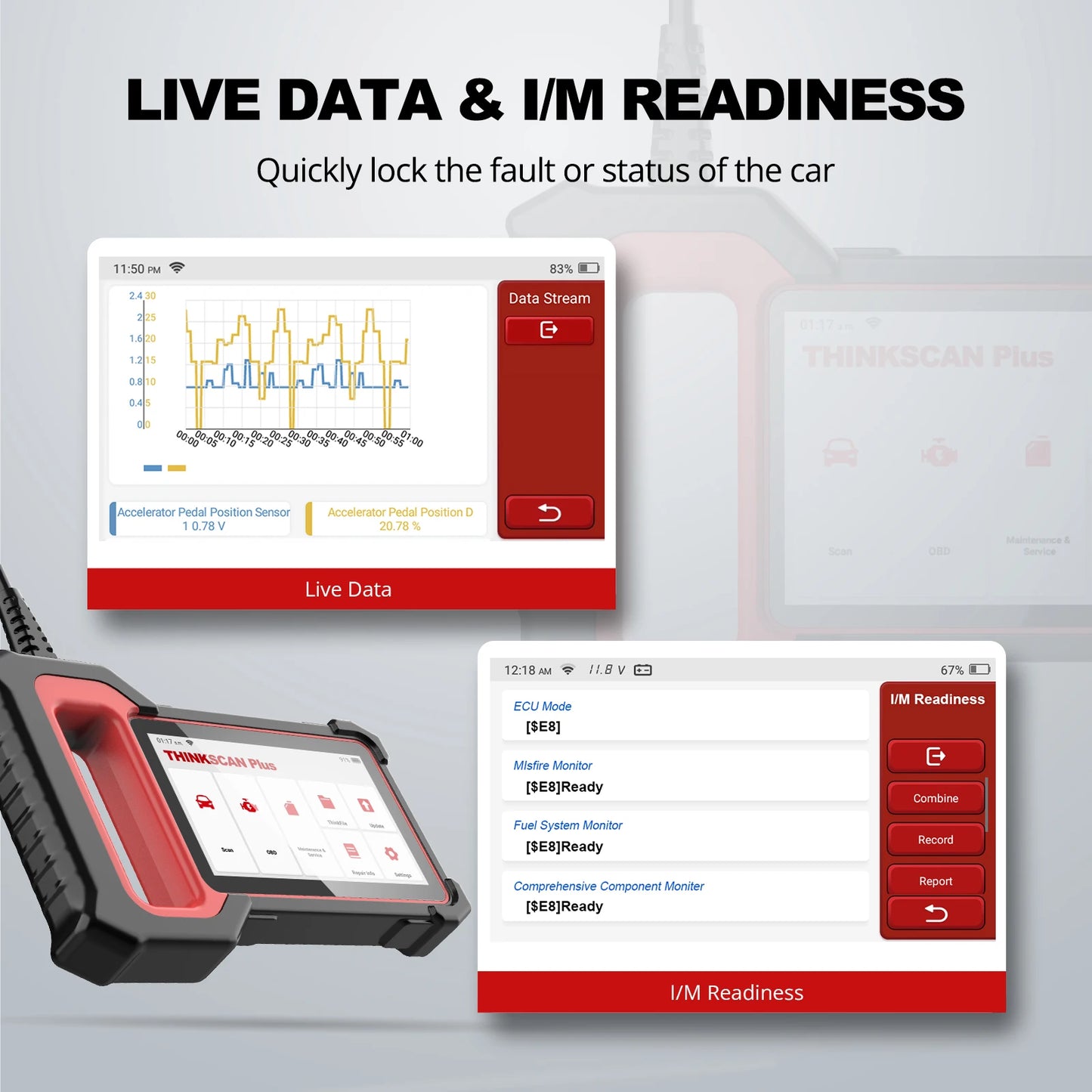 Thinkscan Plus OBD2 Scanner