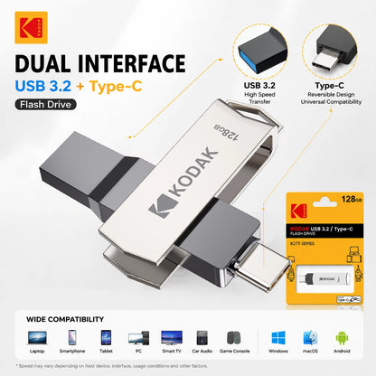 K273 Double Nip USB Flash Drive