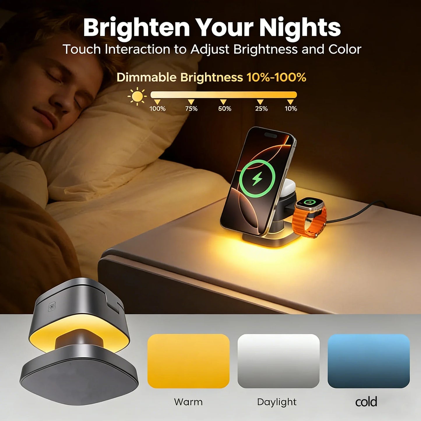 Mushroom 3-in-1 Charger