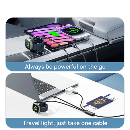 PD 100W 3-in-1 Charging Cable