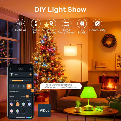 WaveGlow™ Smart Light Bulb Set (4-Pack)