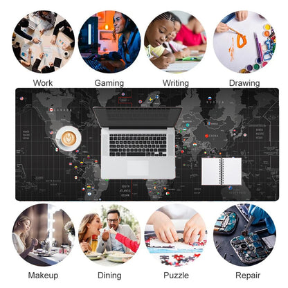 World Map Mouse Pad