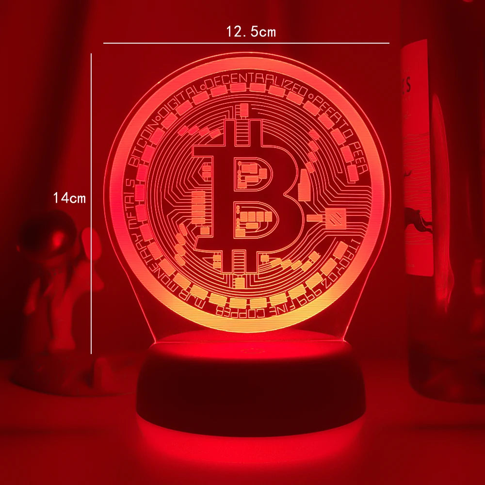 16 Color Bitcoin Nightlight