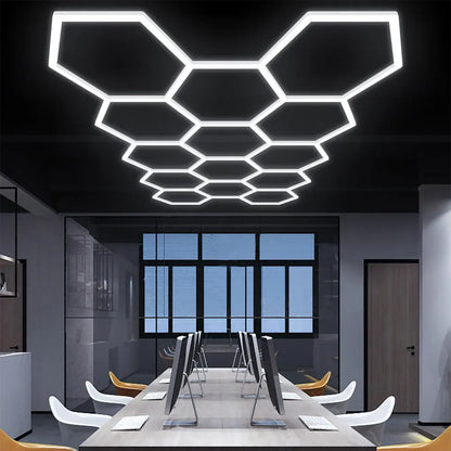 Hexagonal 6500K Garage Light