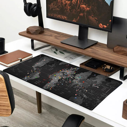 World Map Mouse Pad