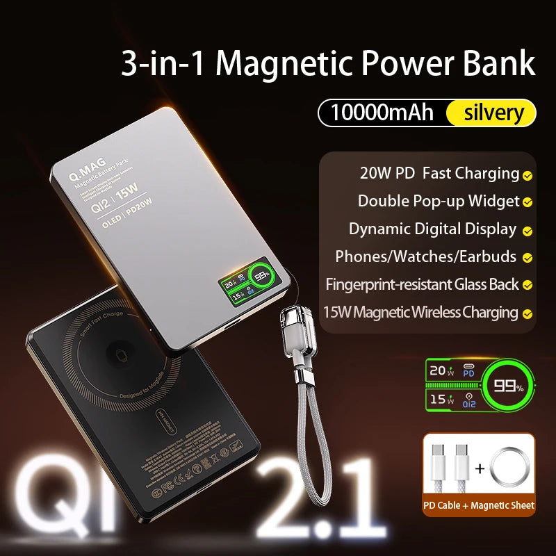 Qi 2.1 USB-C  Powerbank