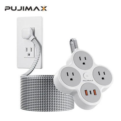 Flat Braided Power Strip