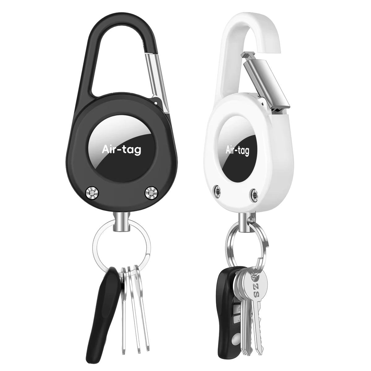 2 Pack Anti-Scratch Shockproof AirTag Keychain