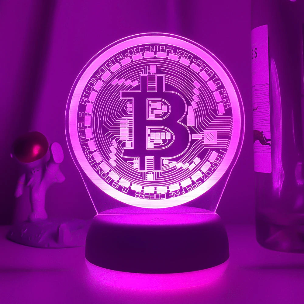16 Color Bitcoin Nightlight