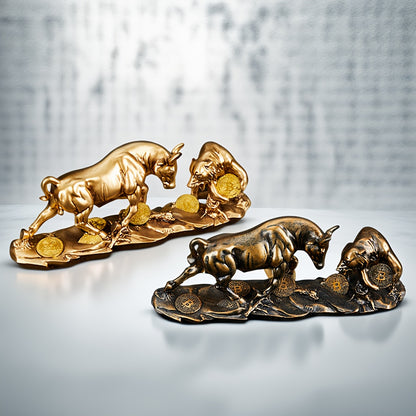 Bull Bear Statue