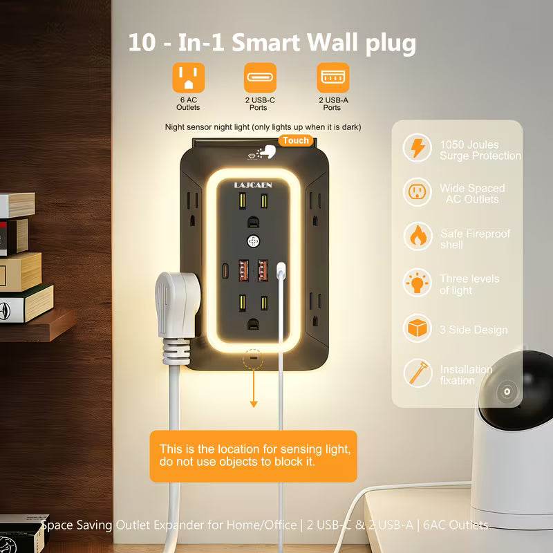 10-in-1 Wall Outlet