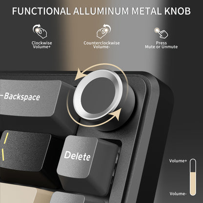 X66 Ergonomic Keyboard with Knob