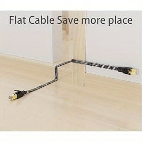 Nylon Braided Cat8 Ethernet Cable